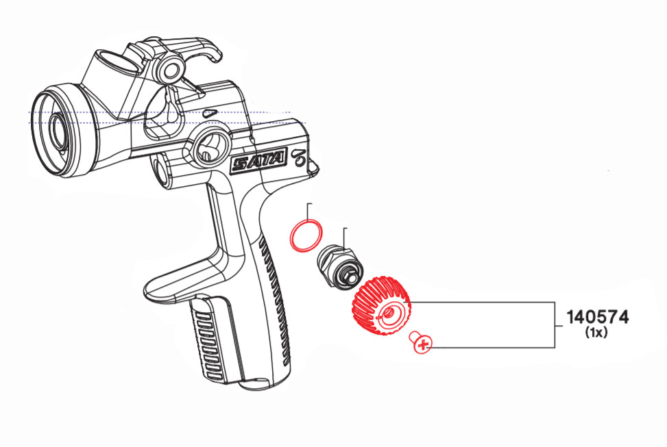 Kontrollknopf Mit Schraube 140574