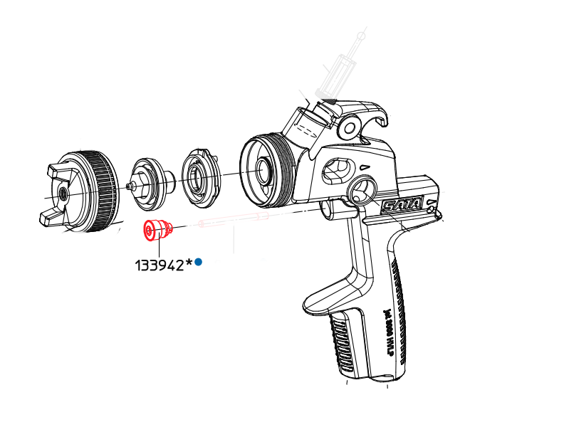 Dichtungshalter Für Luftkolben Zu 3000