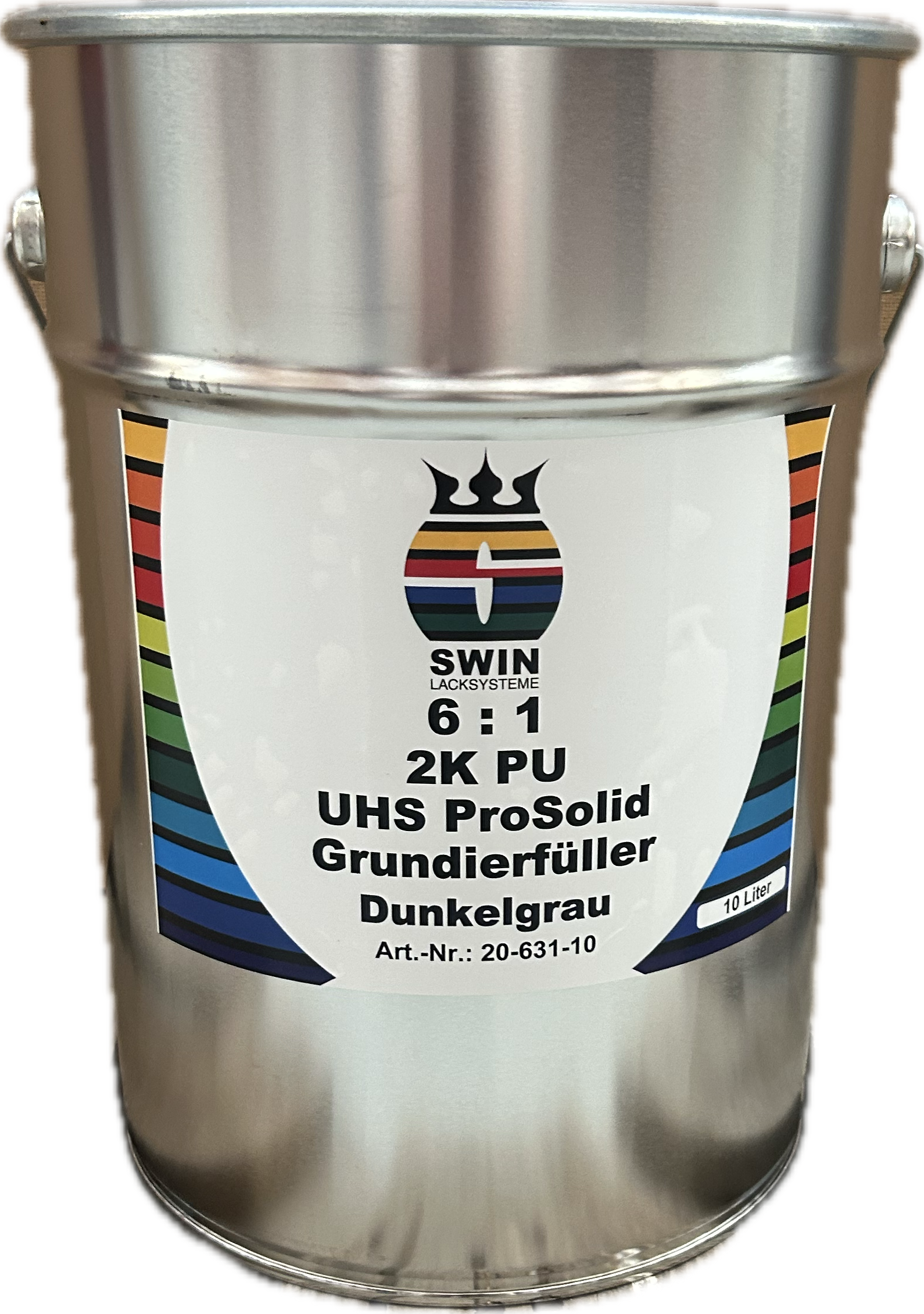 6:1 2K PU UHS ProSolid Mørkegrå Grundfylder