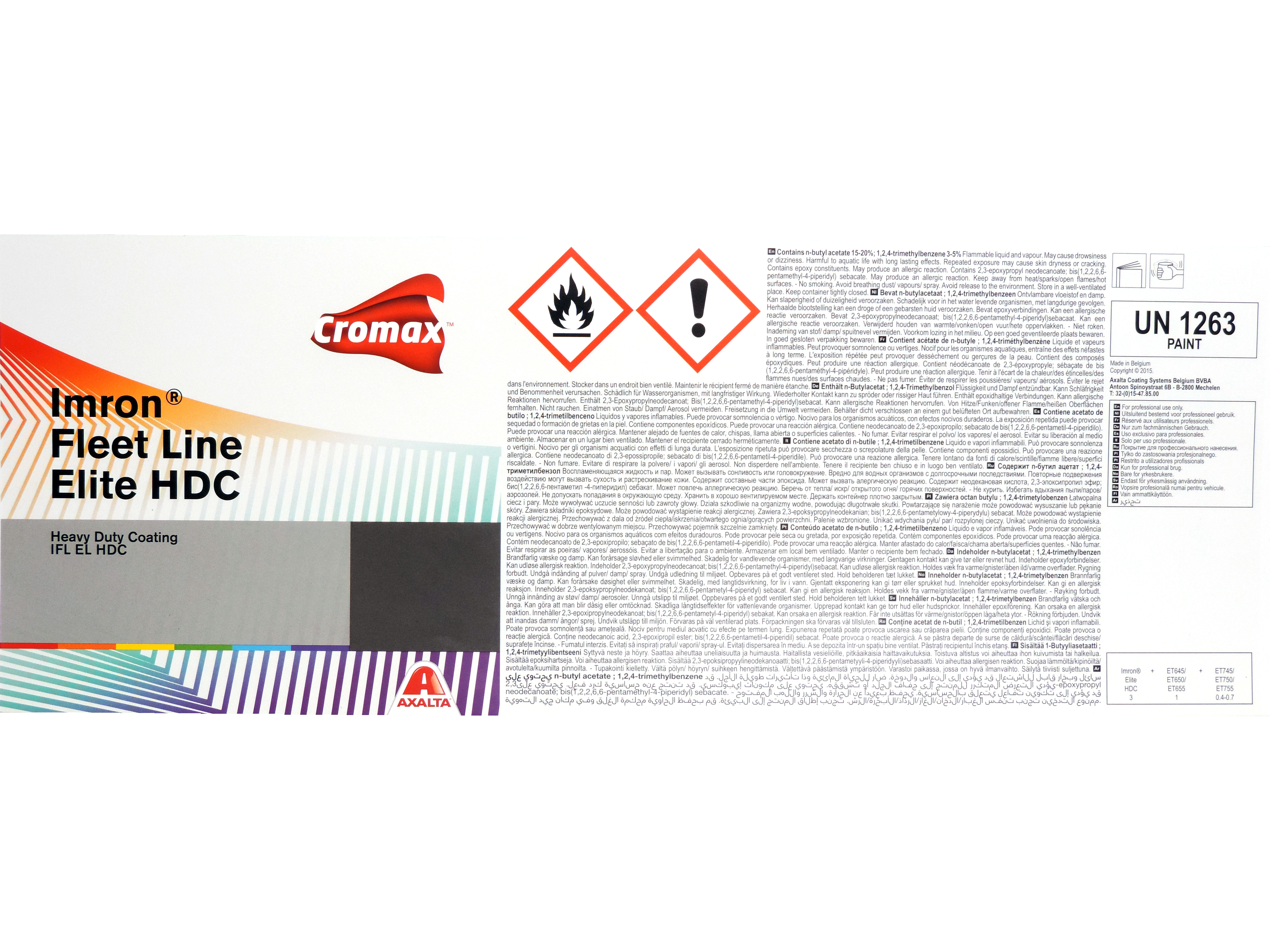 Imron EL HFC Label 1